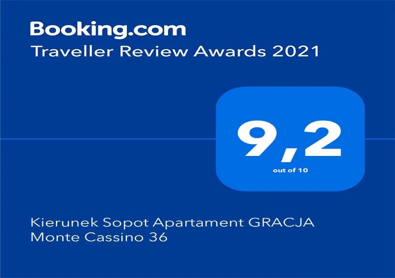 Kierunek Sopot Apartament Gracja Monte Cassino 36