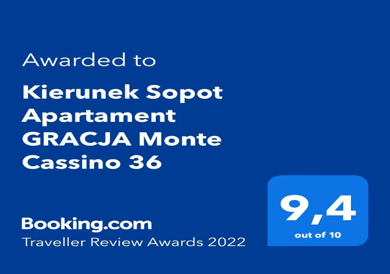 Kierunek Sopot Apartament Gracja Monte Cassino 36 Poland
