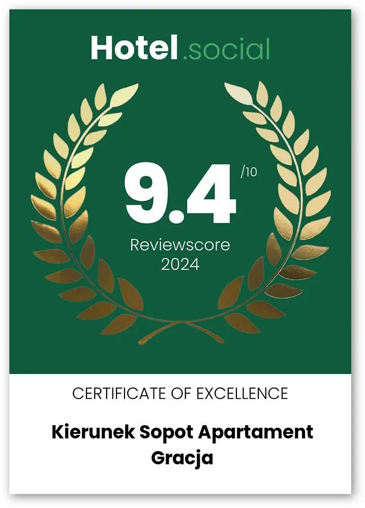 Kierunek Sopot Apartament Gracja Monte Cassino 36